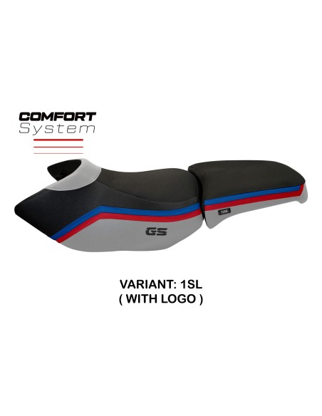Housse de selle compatible BMW R 1200 GS Adventure (06-12) modèle Ionia 1 comfort system