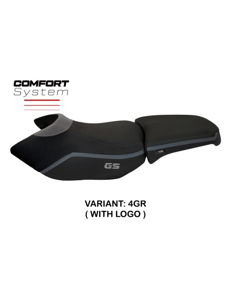 Housse de selle compatible BMW R 1200 GS Adventure (06-12) modèle Ionia 4 comfort system