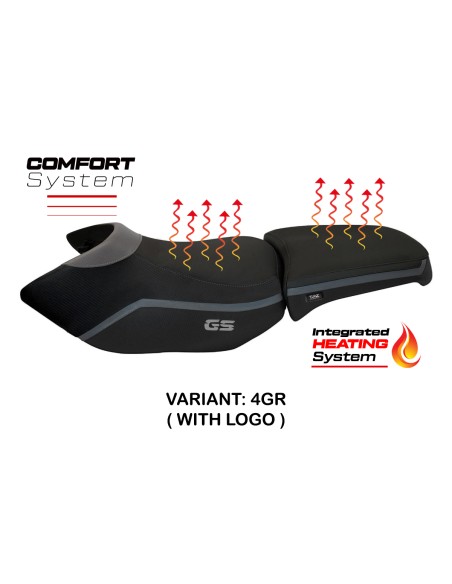 Sitzbezug kompatibel - BMW R 1200 GS Adventure 2006 - 2012 - mod Heating Comfort System