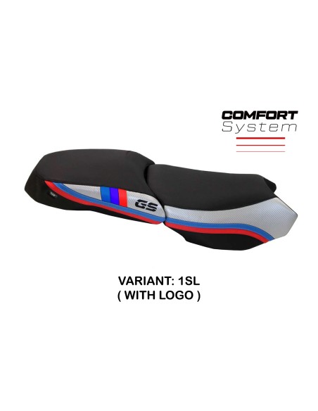 Rivestimento sella compatibile BMW R 1200 GS Adventure (13-18) modello Exclusive Anniversary comfort system