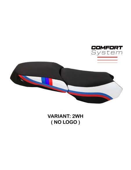 Housse de selle compatible BMW R 1200 GS Adventure (13-18) modèle Exclusive Anniversary comfort system