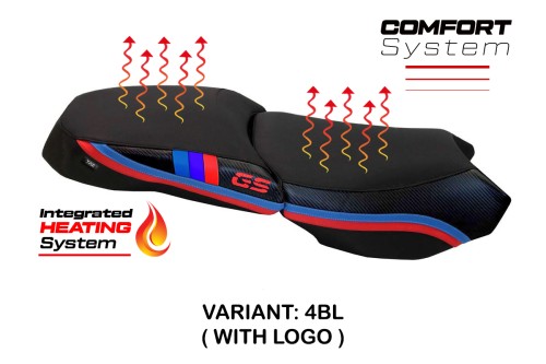 Housse de selle compatible - BMW R 1200 GS Adventure 2013 - 2018 - mod Heating Comfort System 2