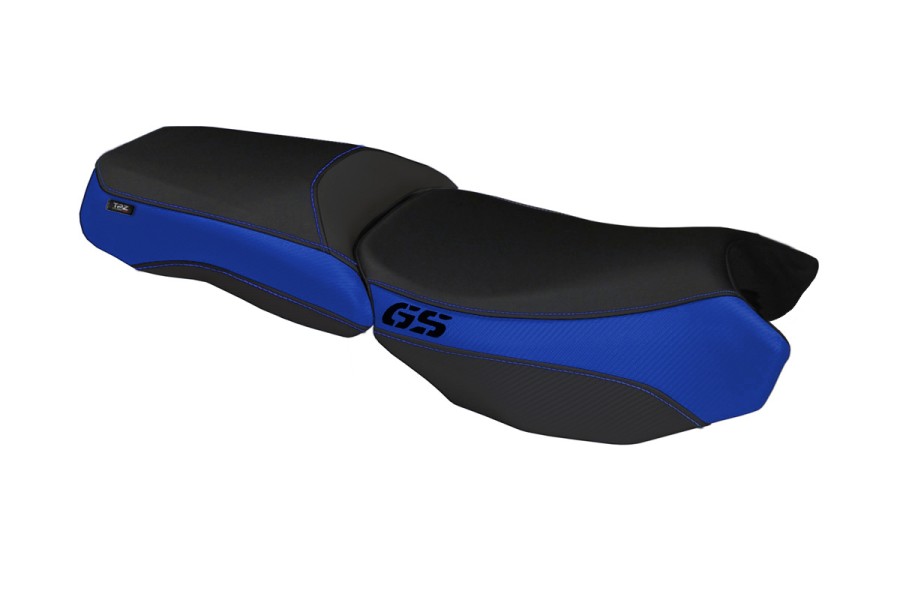 Funda de asiento compatible - BMW R 1200 GS Adventure 2013 - 2018 - mod Bologna Carbon Color