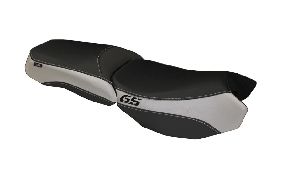 Housse de selle compatible - BMW R 1200 GS Adventure 2013 - 2018 - mod Bologna Carbon Color