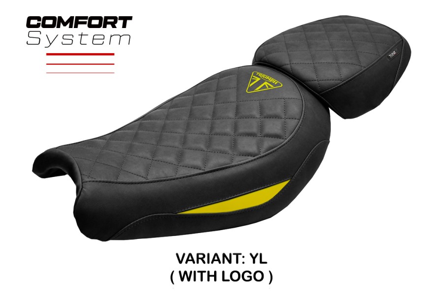 Seat cover compatible - Triumph Scrambler 400 X / 400 XC 2024-2026 - mod Xinyi Comfort System