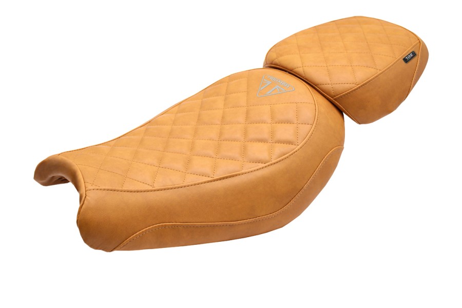 Housse de selle compatible - Triumph Scrambler 400 X / 400 XC 2024-2026 - mod Xinyi Comfort System