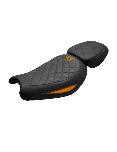Housse de selle compatible - Triumph Scrambler 400 X / 400 XC 2024-2026 - mod Xinyi Comfort System