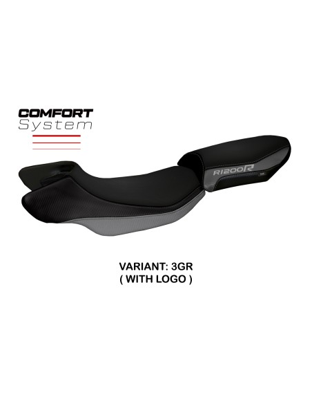 Housse de selle compatible BMW R 1200 R (15-18) modèle Aurelia Color comfort system