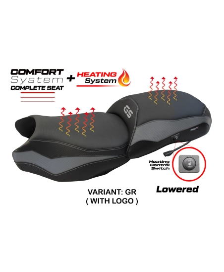 Sella completa compatibile - BMW R 1250 GS 2019-2023 - mod Paphos Heating Complete Comfort Seat - Ribassata