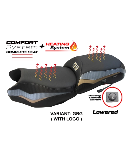 Sella completa compatibile - BMW R 1250 GS 2019-2023 - mod Paphos Heating Complete Comfort Seat - Ribassata