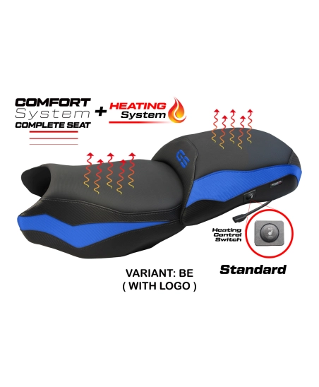 Komplette Sitzbank kompatibel - BMW R 1250 GS 2019-2023 - mod Paphos Heating Complete Comfort Seat - Standard