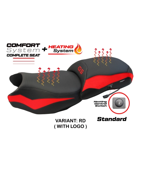 Selle complète compatible - BMW R 1250 GS 2019-2023 - mod Paphos Heating Complete Comfort Seat - Standard