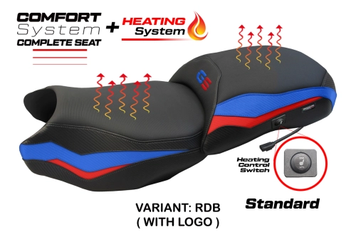 Sella completa compatibile - BMW R 1250 GS 2019-2023 - mod Paphos Heating Complete Comfort Seat - Standard 2
