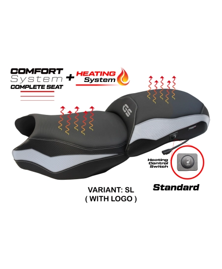 Sella completa compatibile - BMW R 1250 GS 2019-2023 - mod Paphos Heating Complete Comfort Seat - Standard