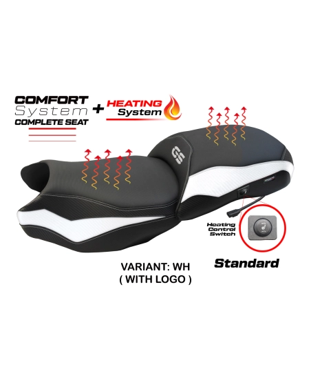 Komplette Sitzbank kompatibel - BMW R 1250 GS 2019-2023 - mod Paphos Heating Complete Comfort Seat - Standard