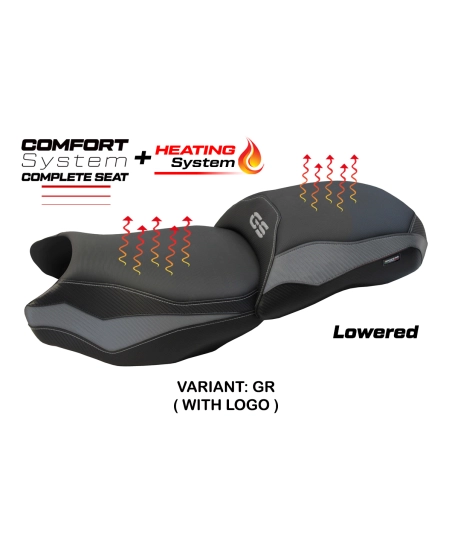 Sella completa compatibile - BMW R 1200 GS 2013-2018 - mod Mainz Heating Complete Comfort Seat - Ribassata