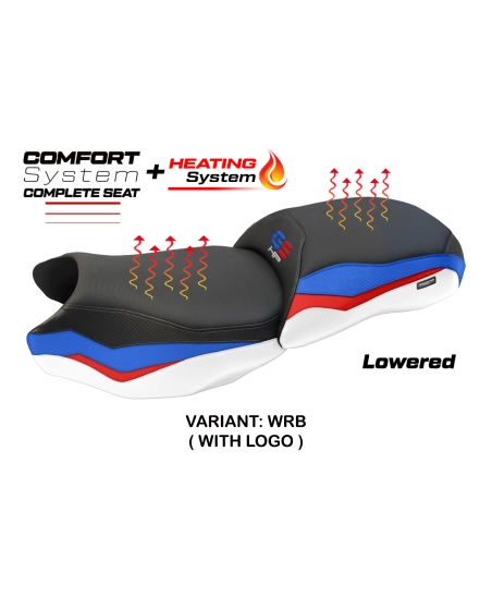 Komplette Sitzbank kompatibel - BMW R 1200 GS 2013-2018 - mod Mainz Heating Complete Comfort Seat - Gesenkt