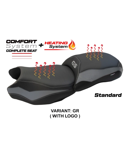 Asiento completo compatible - BMW R 1200 GS 2013-2018 - mod Mainz Heating Complete Comfort Seat - Standard