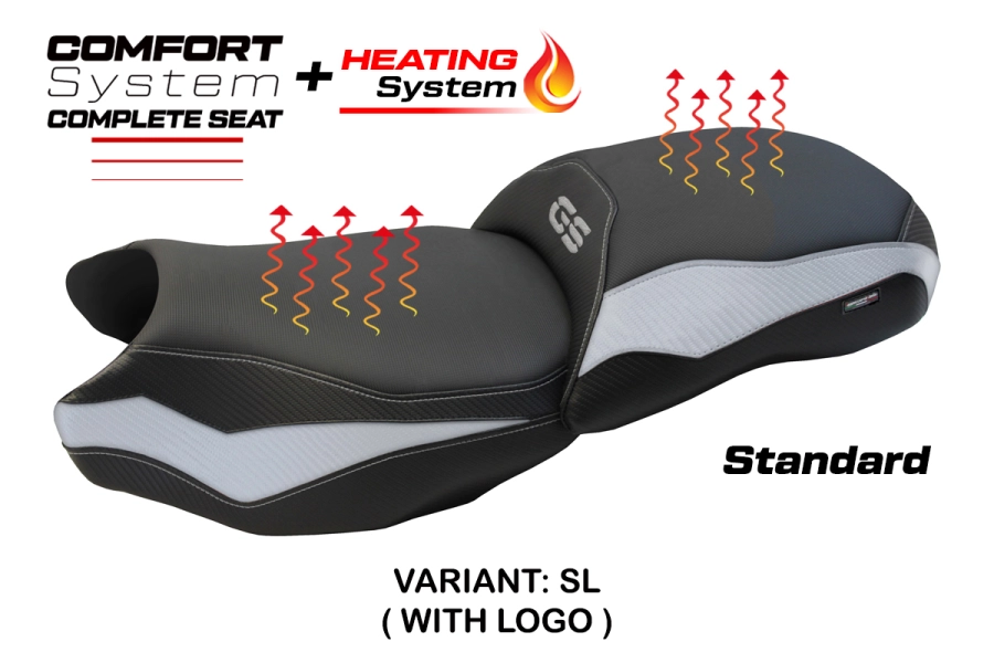 Sella completa compatibile - BMW R 1200 GS 2013-2018 - mod Mainz Heating Complete Comfort Seat - Standard