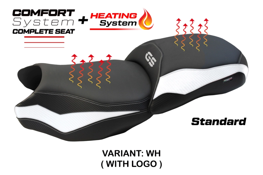 Sella completa compatibile - BMW R 1200 GS 2013-2018 - mod Mainz Heating Complete Comfort Seat - Standard