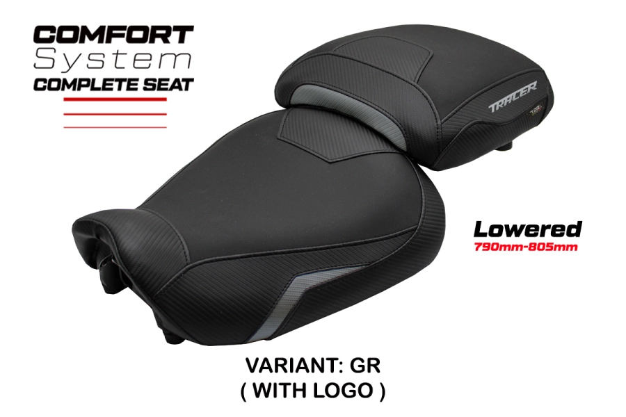 Sella completa compatibile - Yamaha Tracer 9 / 9 GT 2021-2024 - mod Naha Complete Comfort Seat - Ribassata