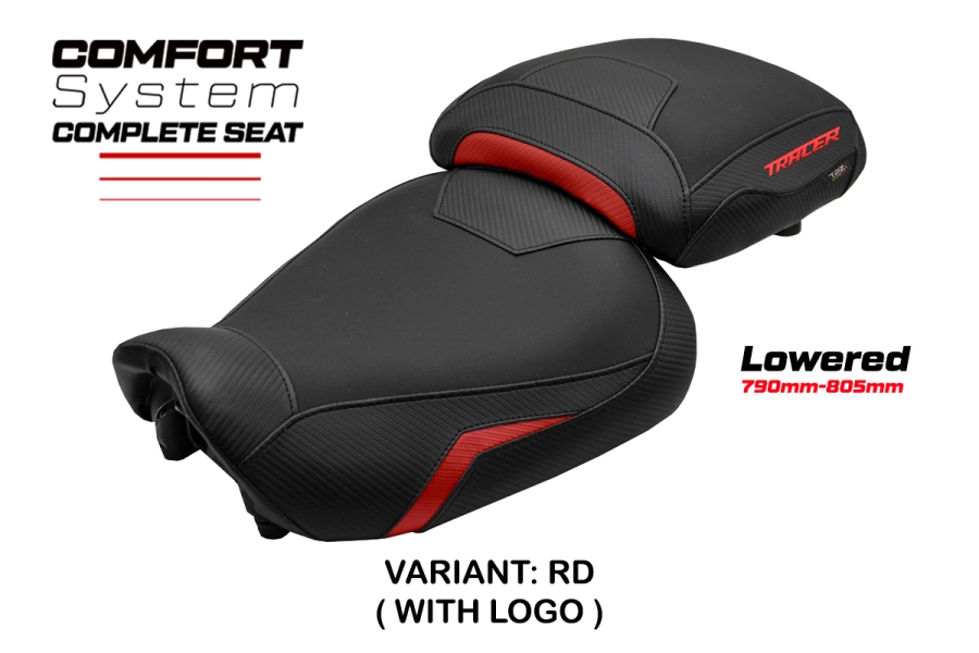 Sella completa compatibile - Yamaha Tracer 9 / 9 GT 2021-2024 - mod Naha Complete Comfort Seat - Ribassata