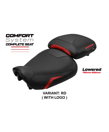 Komplette Sitzbank kompatibel - Yamaha Tracer 9 / 9 GT 2021-2024 - mod Naha Complete Comfort Seat - Gesenkt