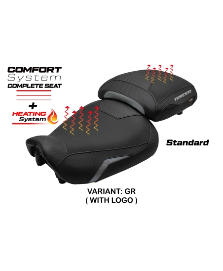 Complete seat compatible - Yamaha Tracer 9 / 9 GT 2021-2024 - mod Naha Heating Complete Comfort Seat - Standard