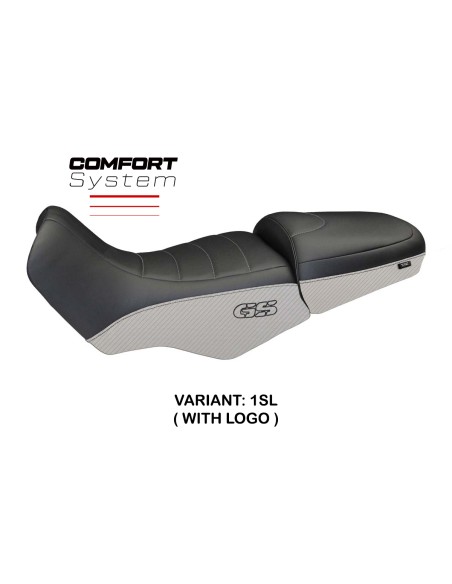 Seat cover compatible BMW R 1100/1150 GS (94-03) Firenze Carbon Color comfort system model