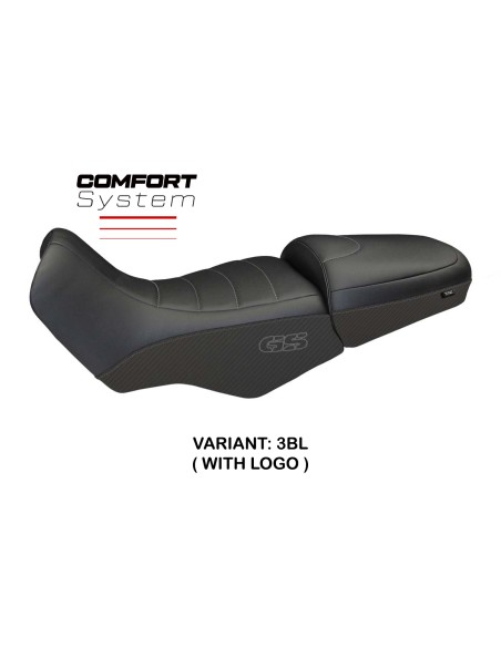 Seat cover compatible BMW R 1100/1150 GS (94-03) Firenze Carbon Color comfort system model