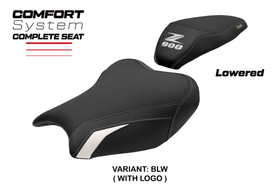 Asiento completo compatible - Kawasaki Z 900 2017-2024 - mod Liaka Comfort - Rebajado