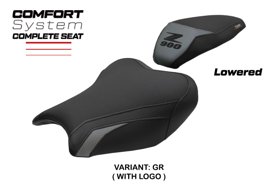 Asiento completo compatible - Kawasaki Z 900 2017-2024 - mod Liaka Comfort - Rebajado