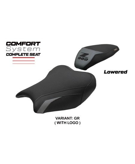 Komplette Sitzbank kompatibel - Kawasaki Z 900 2017-2024 - mod Liaka Comfort - Gesenkt