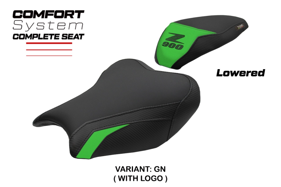 Sella completa compatibile - Kawasaki Z 900 2017-2024 - mod Liaka Comfort - Ribassata