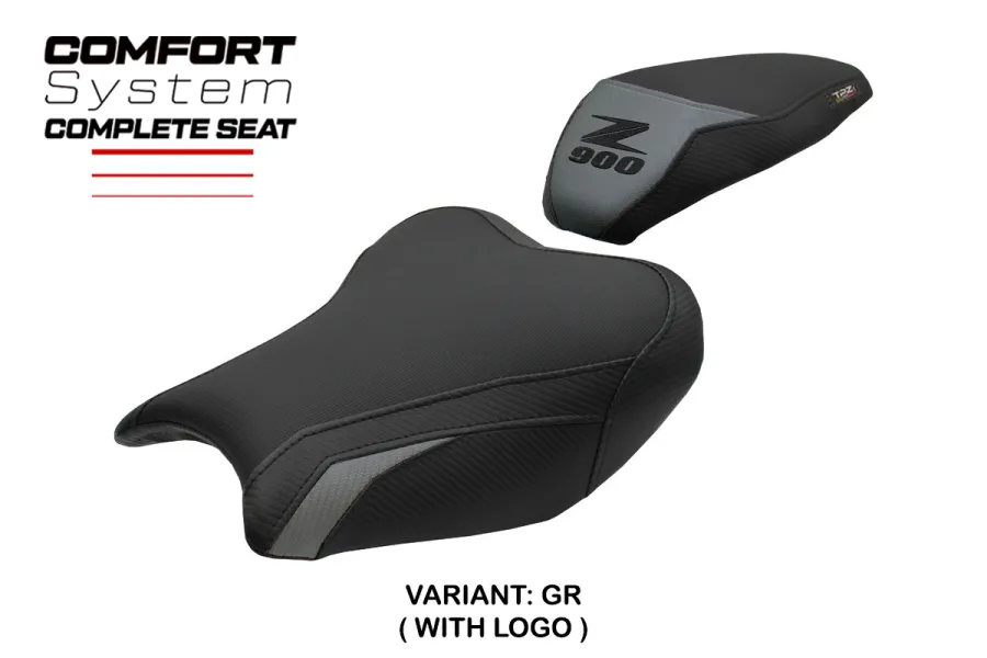 Asiento completo compatible - Kawasaki Z 900 2017-2024 - mod Liaka Comfort  - Standard