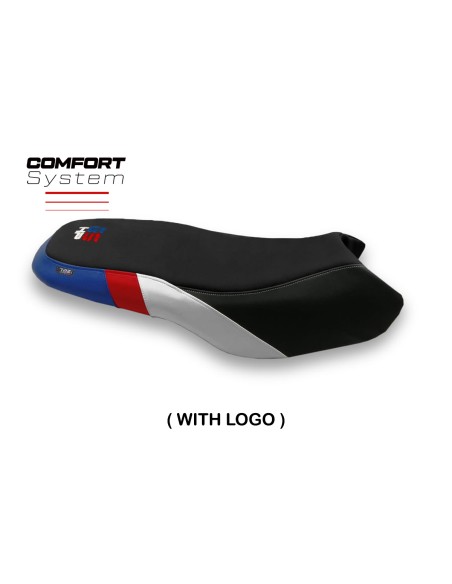 Seat cover compatible BMW R 1200/1250 GS Rallye (17-22) Favria comfort system model