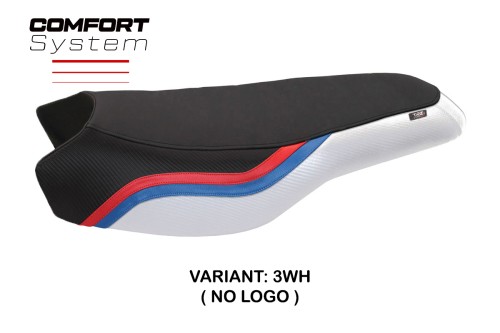 Funda de asiento compatible BMW R 1200/1250 GS Rallye (17-22) modelo Bonn 2 comfort system 2