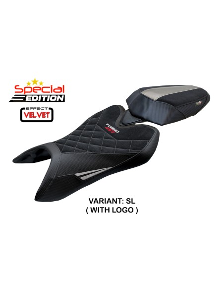 Rivestimento sella compatibile - Aprilia Tuono 457 2025-2026 - mod Vignesh Velvet Special Edition