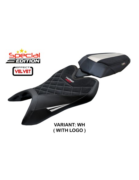 Seat cover compatible - Aprilia Tuono 457 2025-2026 - mod Vignesh Velvet Special Edition