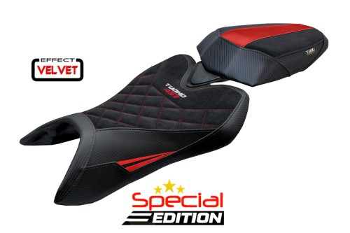 Seat cover compatible - Aprilia Tuono 457 2025-2026 - mod Vignesh Velvet Special Edition