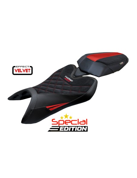 Rivestimento sella compatibile - Aprilia Tuono 457 2025-2026 - mod Vignesh Velvet Special Edition