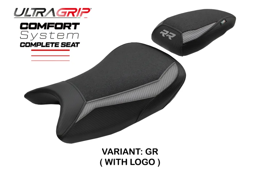 Komplette Sitzbank kompatibel - BMW S 1000 RR 2019-2026 - mod Varel Ultragrip Comfort System