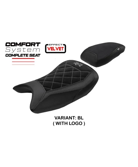 Selle complète compatible - BMW S 1000 RR 2019-2026 - mod Varel Velvet Comfort System