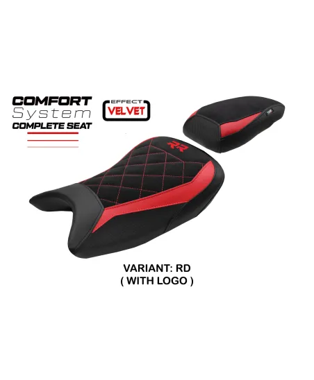 Komplette Sitzbank kompatibel - BMW S 1000 RR 2019-2026 - mod Varel Velvet Comfort System