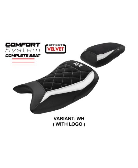 Complete seat compatible - BMW S 1000 RR 2019-2026 - mod Varel Velvet Comfort System