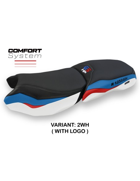 Housse de selle compatible BMW R 1250 GS Adventure (19-22) modèle Racconigi comfort system