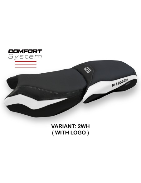 Funda de asiento compatible BMW R 1250 GS Adventure (19-22) modelo Racconigi 4 comfort system