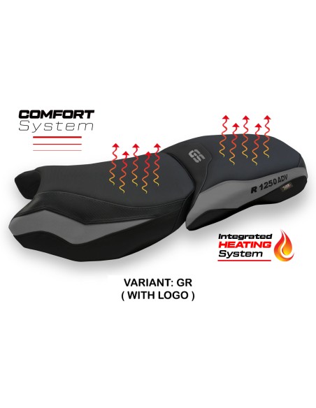 Housse de selle compatible - BMW R 1250 GS Adventure 2019 - 2024 - heating Comfort System