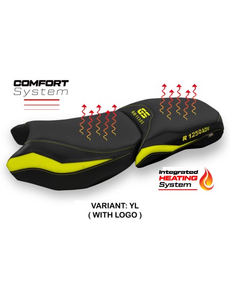 Housse de selle compatible - BMW R 1250 GS Adventure 2019 - 2024 - heating Comfort System