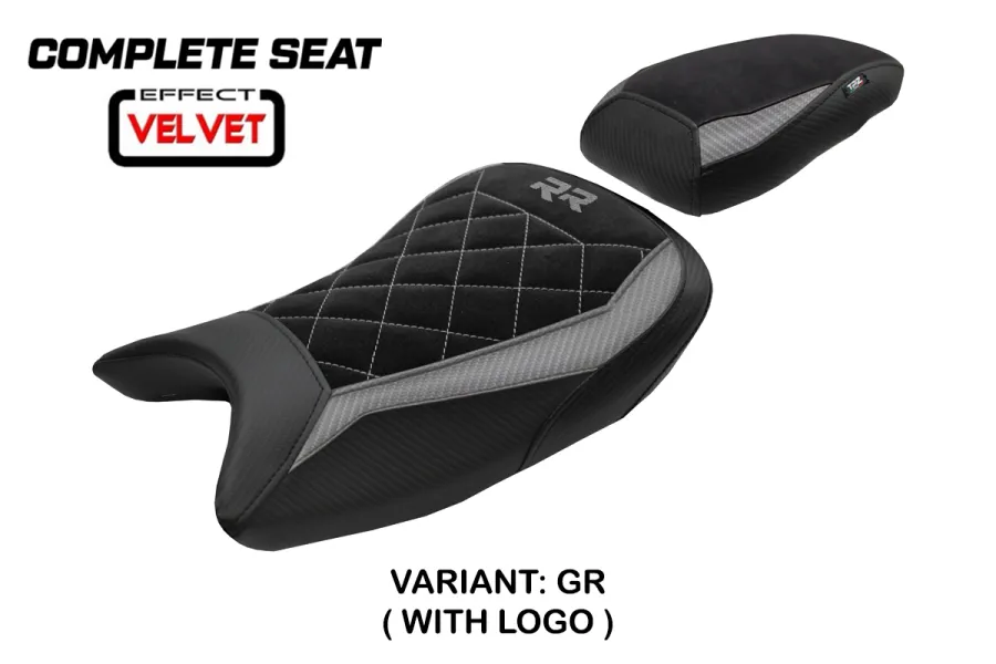 Asiento completo compatible - BMW S 1000 RR 2019-2026 - mod Varel Velvet